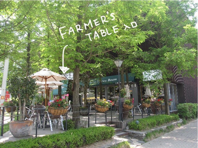 FARMER'S TABLE入口