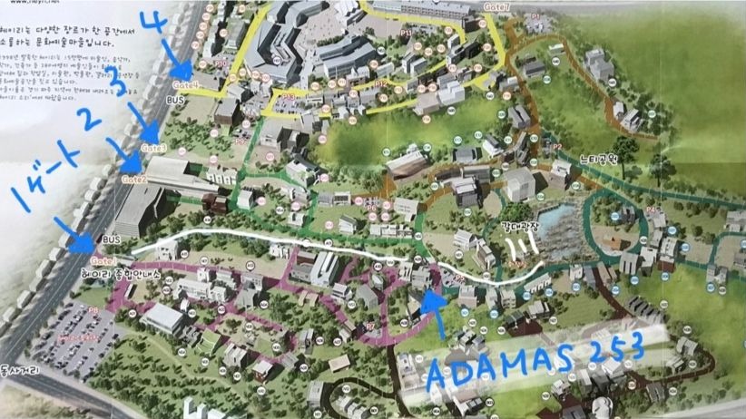 ADAMAS 253 への行き方