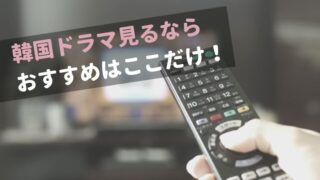 韓国ドラマ見るならこの4社!見放題で楽しむ動画配信サービス比較
