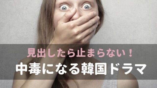 【見出したら止まらない韓国ドラマ】サスペンス調の過激な中毒ドラマ TOP３：夜ふかし必須